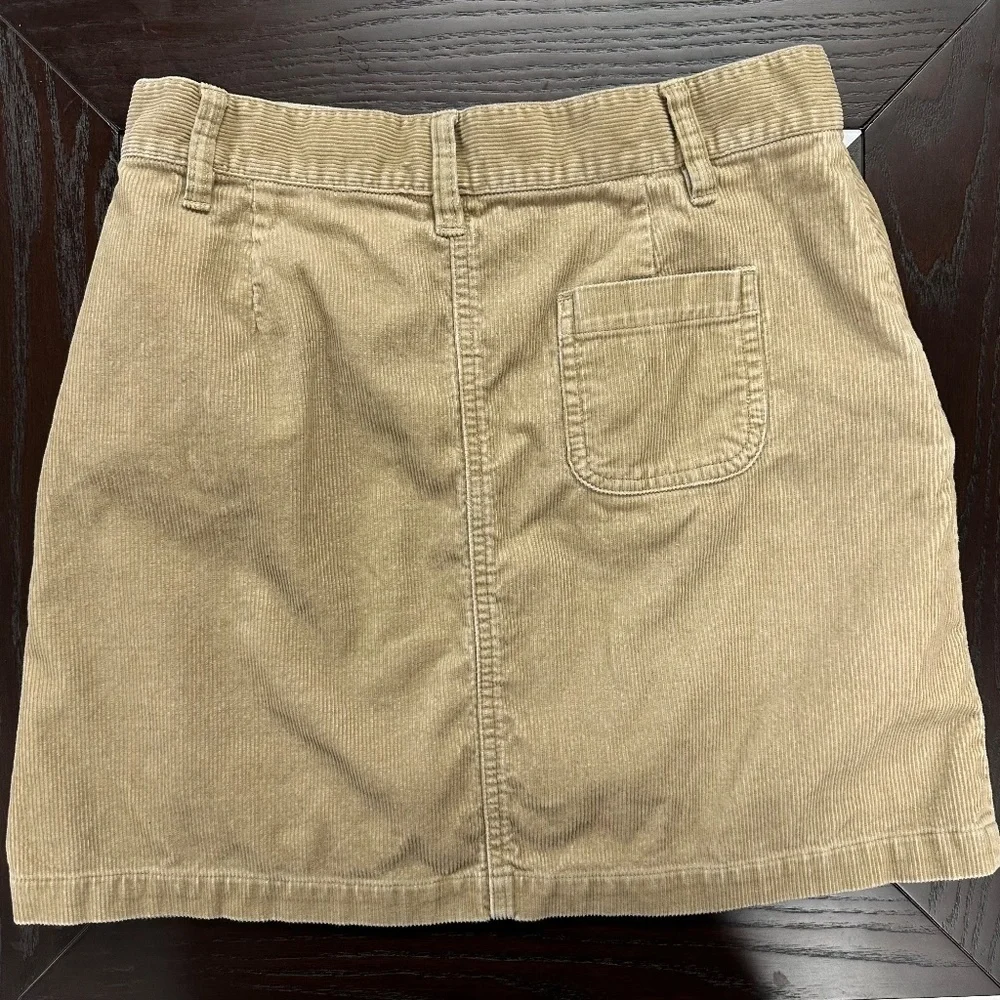 *THE LIMITED* Brown Corduroy Skirt w/ Pockets Size 10